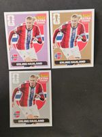 Stickers Panini Erling Haaland lot de 3 état neuf
