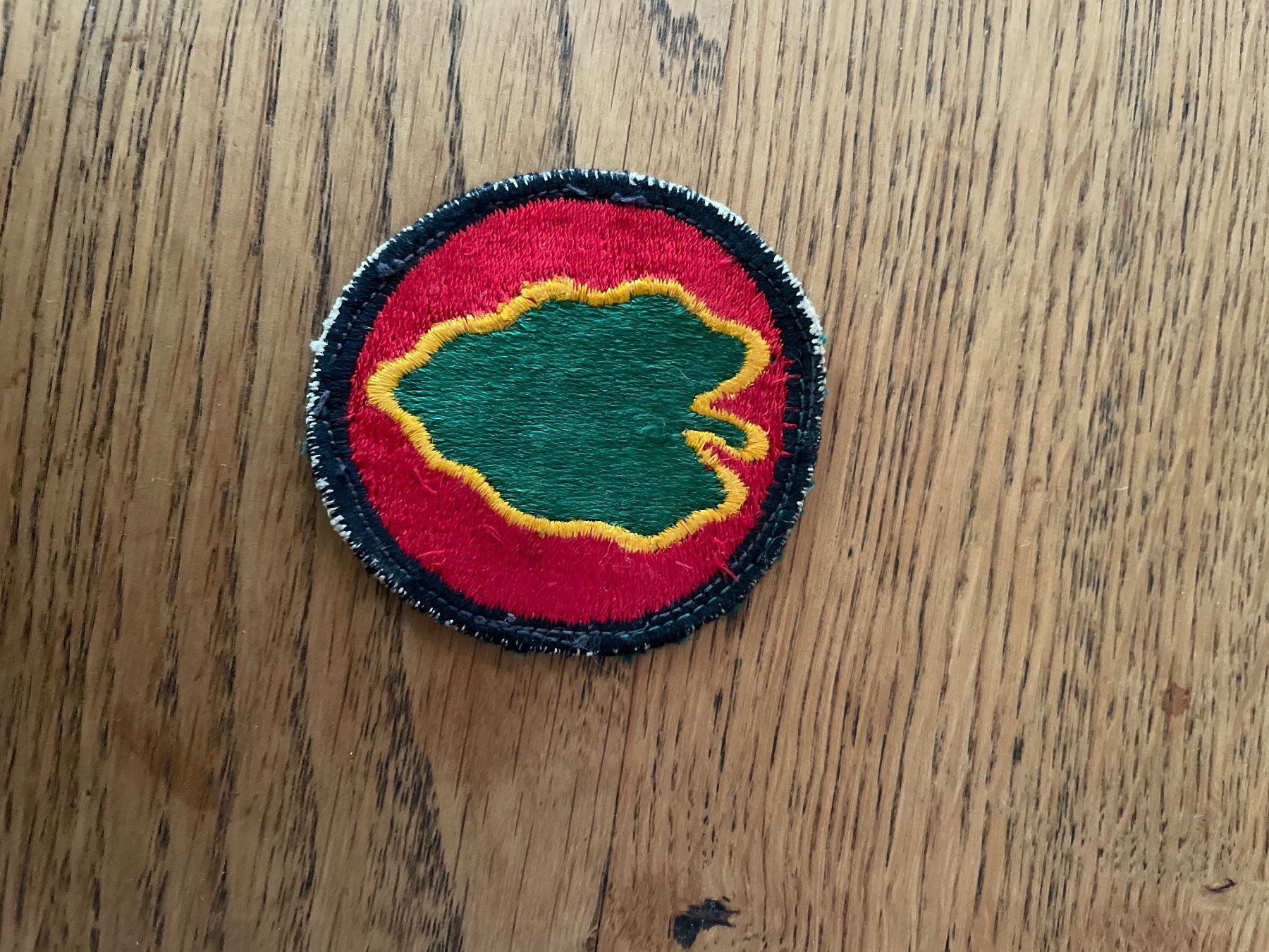 US Army Uniformen: U.S. Army patch Original WW2 24th infantry – Gebraucht aus Oberbütschel von Woodie2005