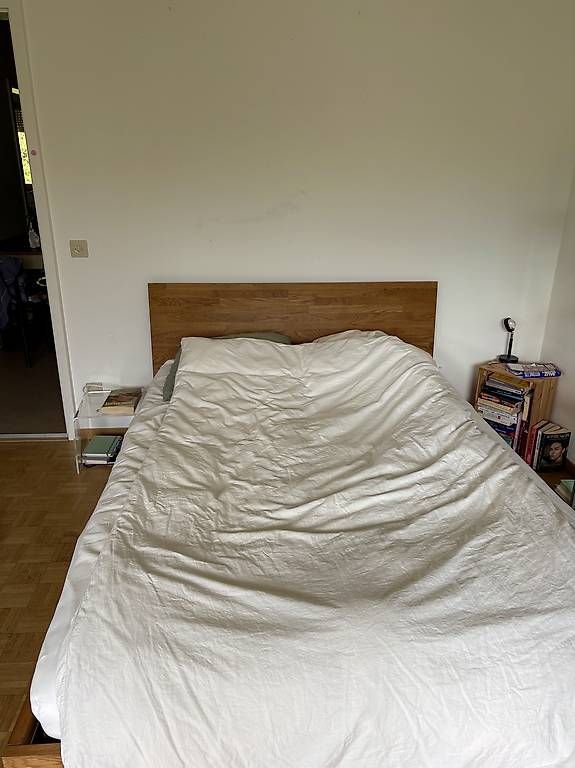 Letti: Eichenholz-Bett Micasa mit Matratze möglich – Usato da Bern venduto da carobieri02