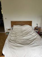 Eichenholz-Bett Micasa mit Matratze möglich