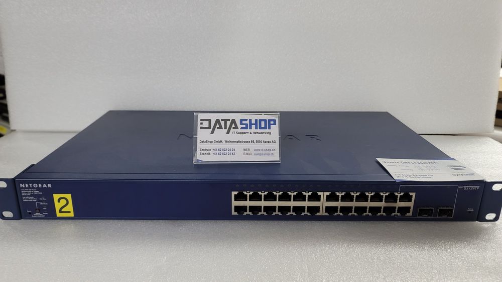 NETGEAR GS724TP — 24-Port PoE Smart Switch (Gebraucht) in Aarau für CHF ...