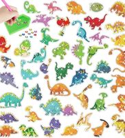 Diamant Painting Stickers für Kinder 45 st. Dinosaurier