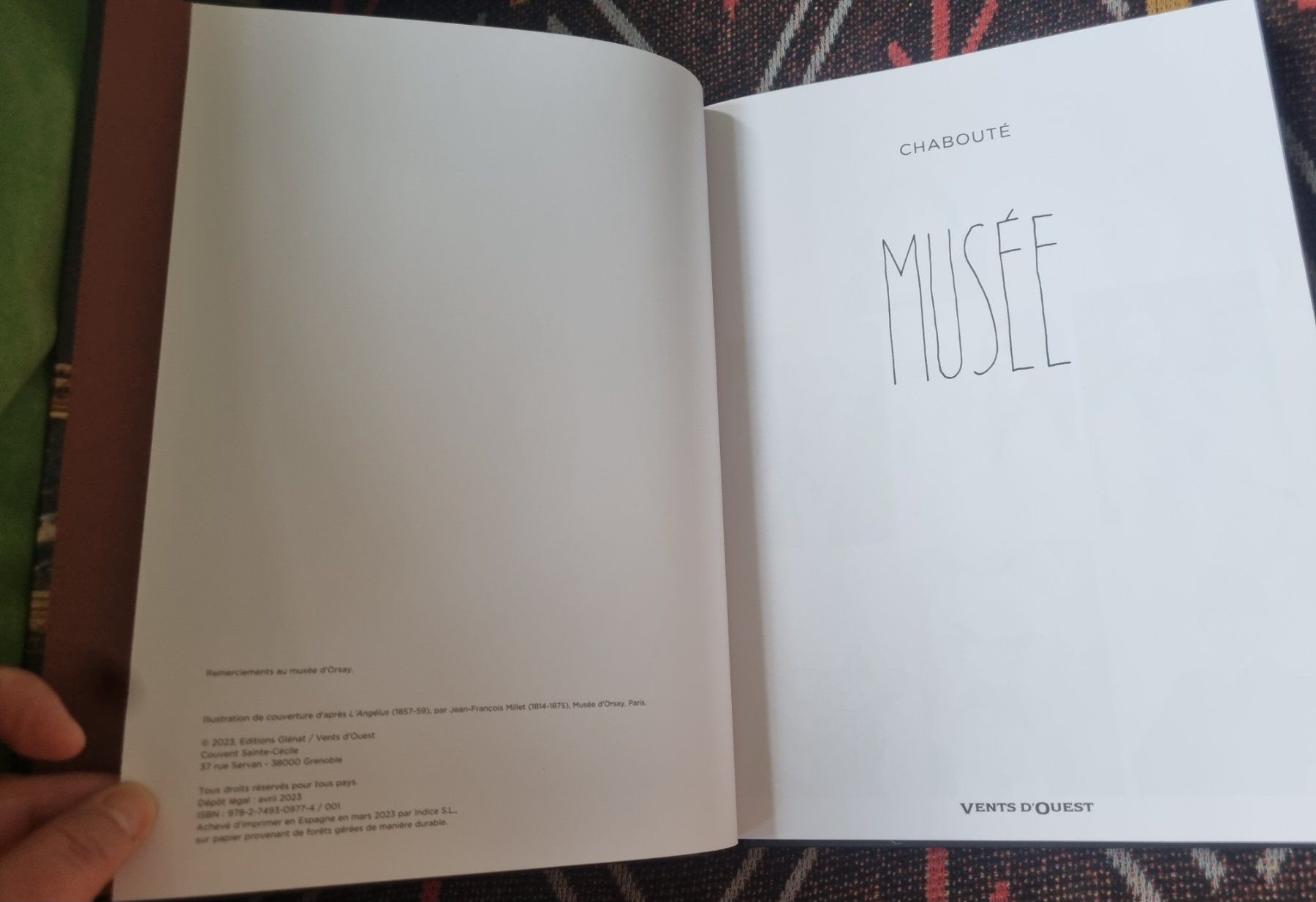 Libri: Livre "Musée" Chabouté – Usato da Fribourg venduto da sal_5ln6 2