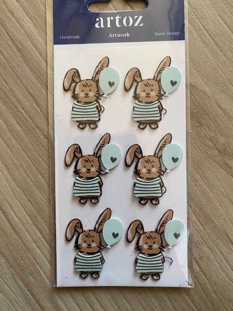 Aufkleber: neue 3-D Sticker von Artoz – Neu und originalverpackt aus Staufen von Nasli 1