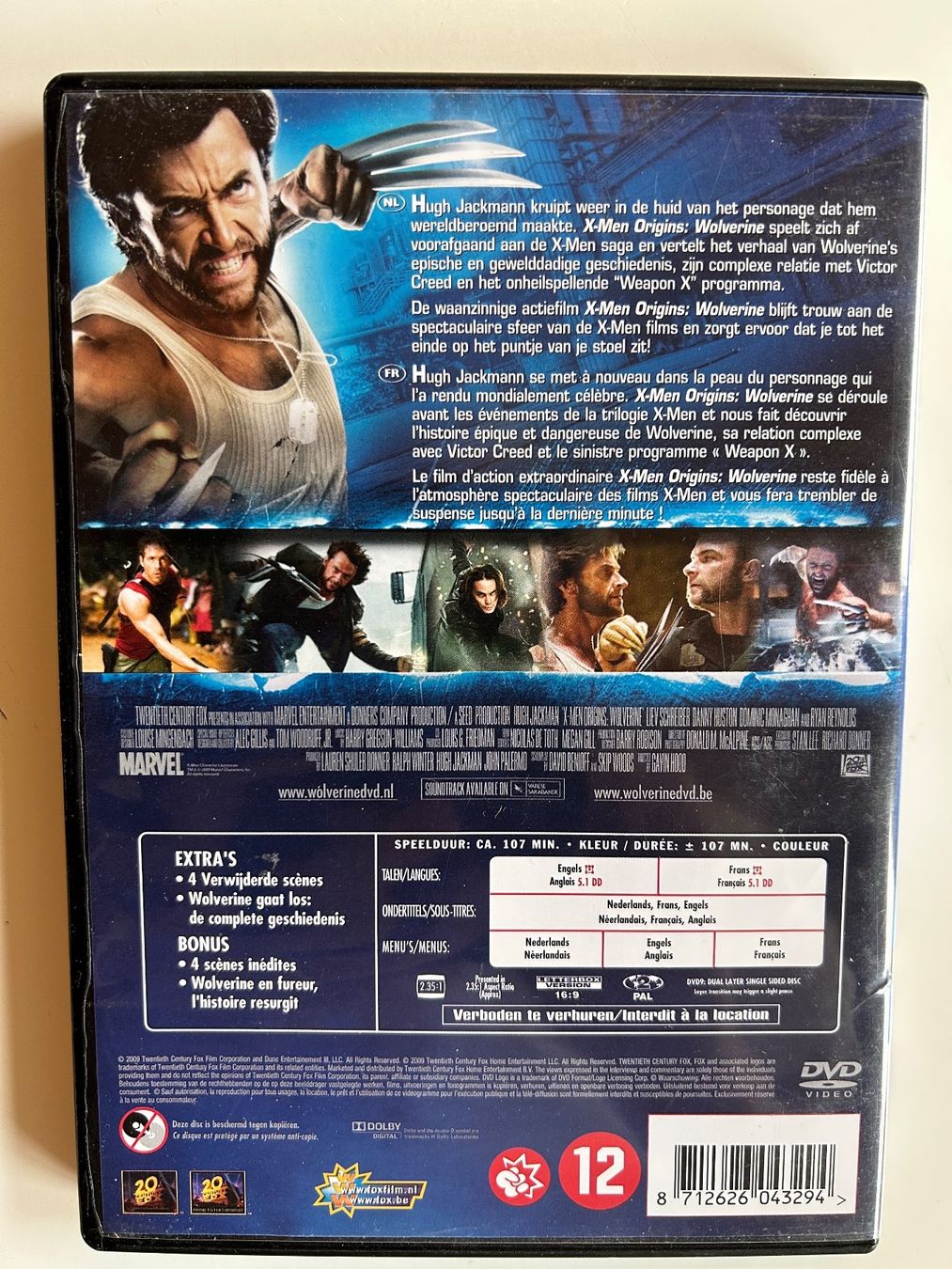 Tutti i DVDs: X-MEN ORIGINS WOLVERINE – Usato da St-Cierges venduto da Crisi53 1