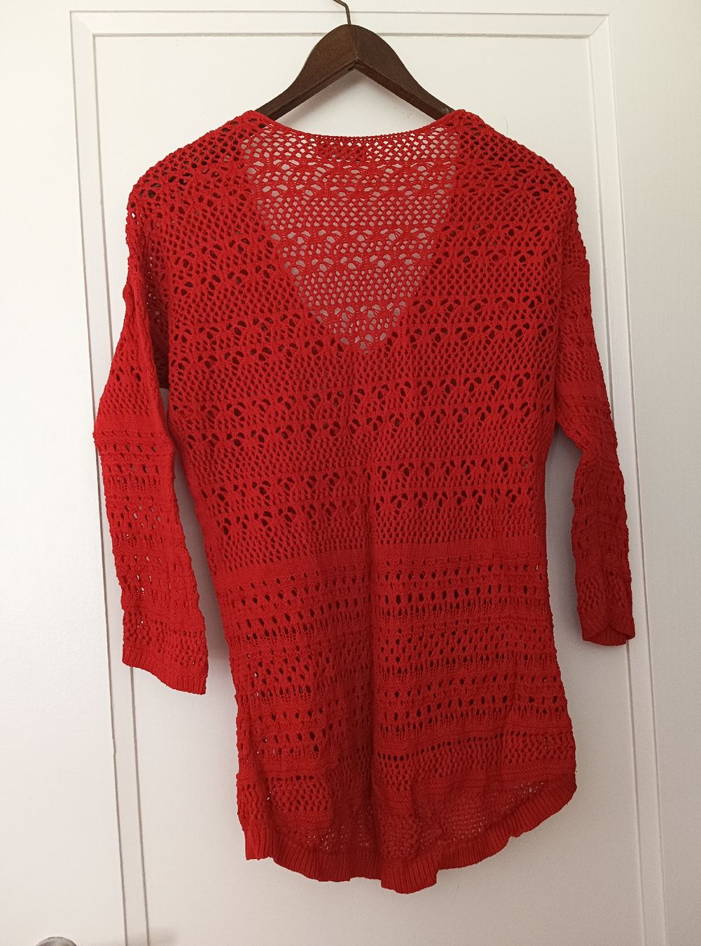 Maglioni & Felpe: Sommerlicher, roter Strickpullover von Yessica, Gr. S – Usato da Zürich venduto da Asteraki 3