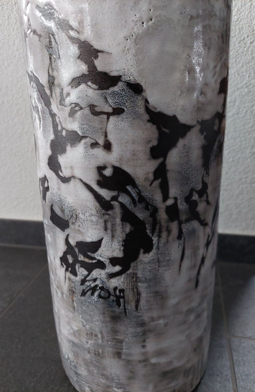 Vasi & Recipienti: Grosse massive XL-Bodenvase Gustav Spörri, Pferdemotive – Usato da Subingen venduto da K7passt_immer 3