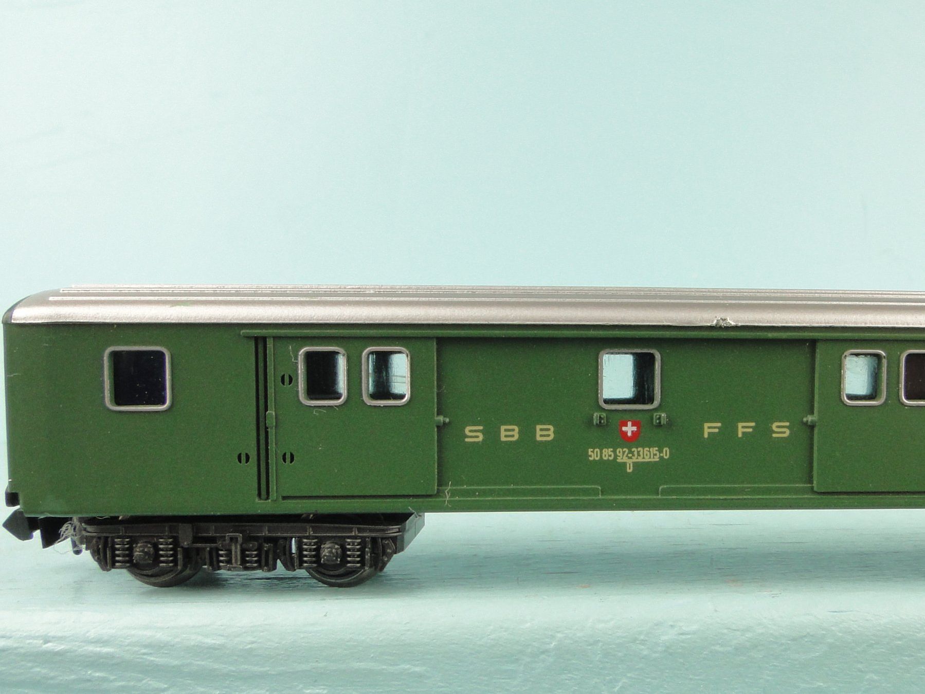 Trix Modelleisenbahnen: Minitrix 13027 Spur N SBB Gepäckwagen – Gebraucht aus Bülach von cann11 1