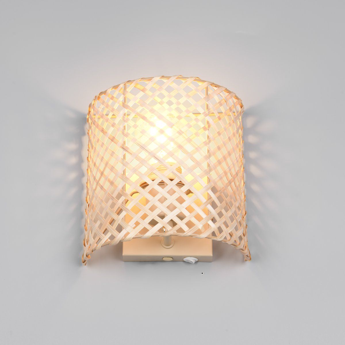 Lampade: Wandleuchte, Bambusgeflecht, 19 cm Höhe – Nuovo (secondo la descrizione) da Kreuzlingen venduto da Smart-Light 4