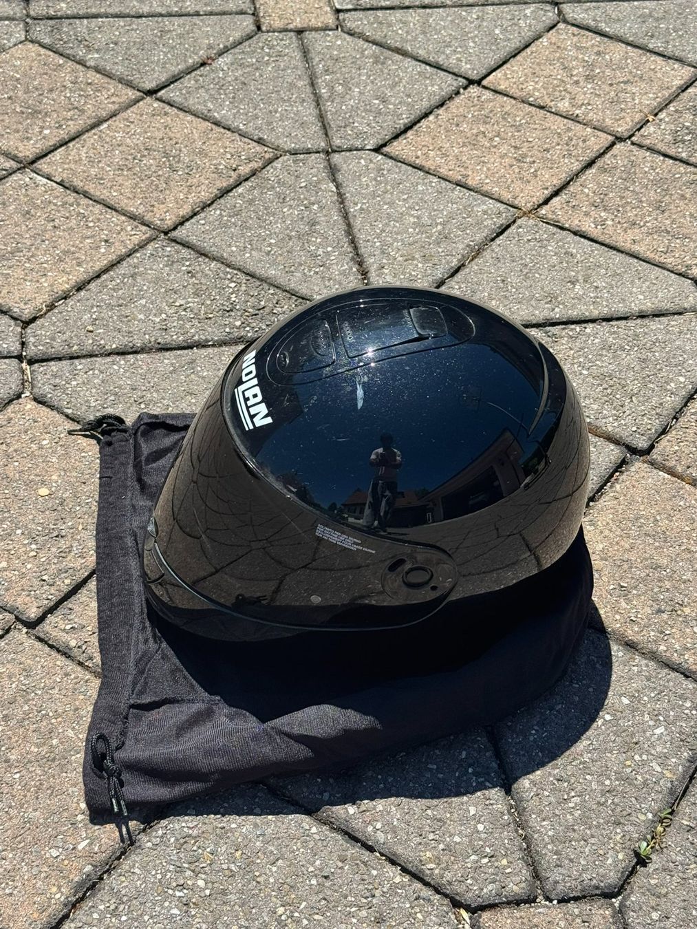 Caschi & visiere: Motorradhelm Nolan schwarz gebraucht mit Tasche – Usato da Härkingen venduto da Surferin2002 1
