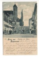 Gruss aus RAPPERSWIL Aufstieg zum Schloss