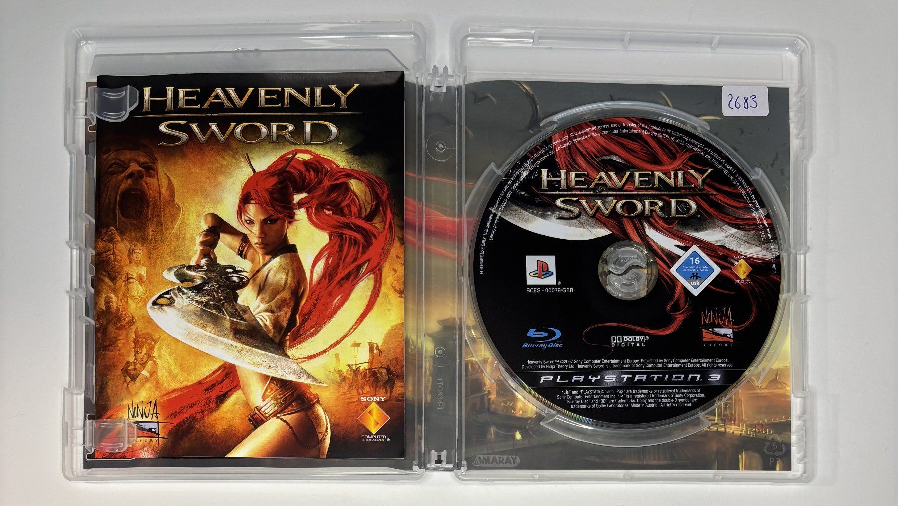 Giochi: PS3 - Heavenly Sword – Usato da Allschwil venduto da Bullach 1