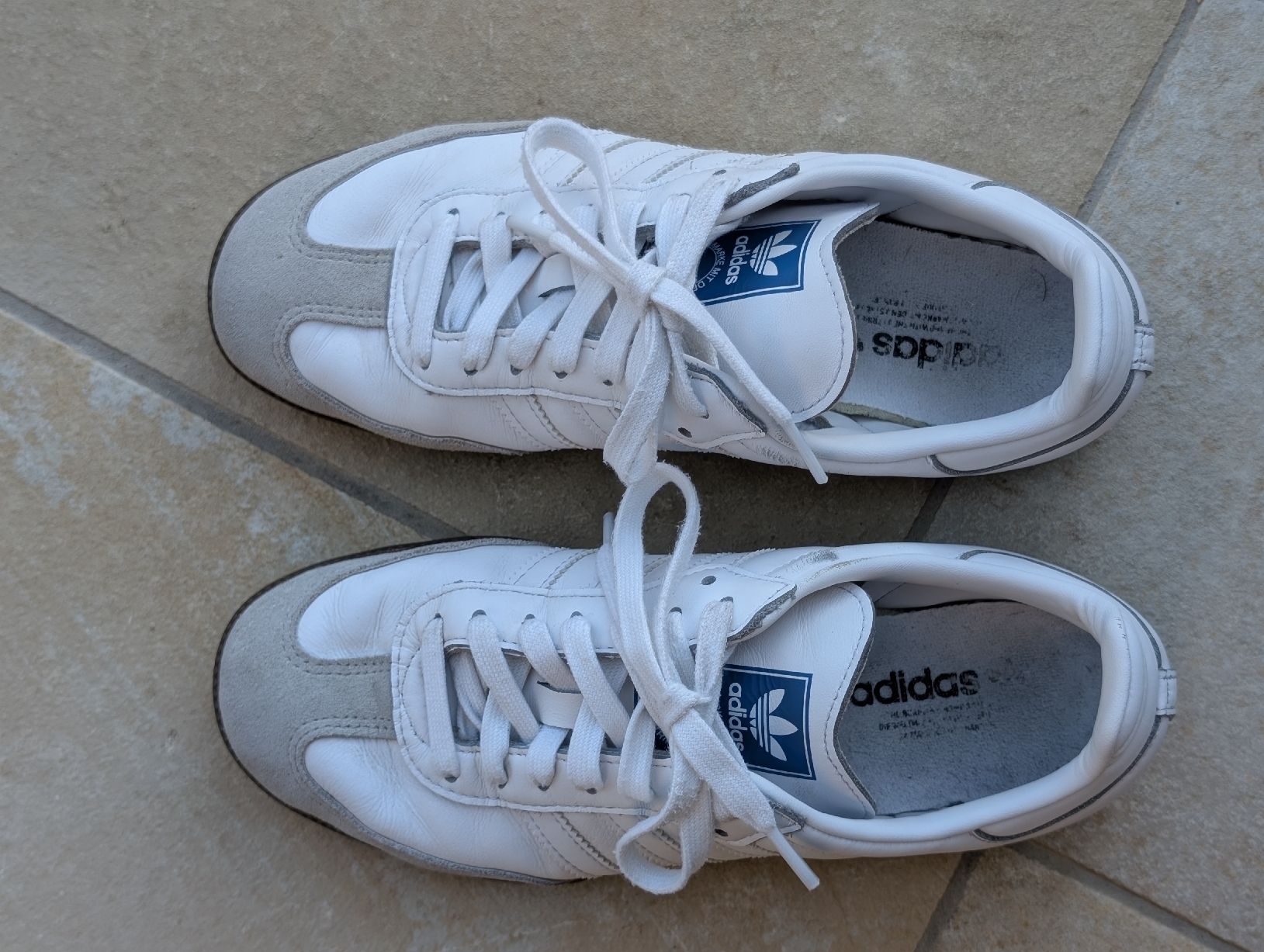 Adidas Scarpe da donna: Adidas Samba, Grösse 38 2/3, all white – Usato da Neuhausen venduto da katschii 7