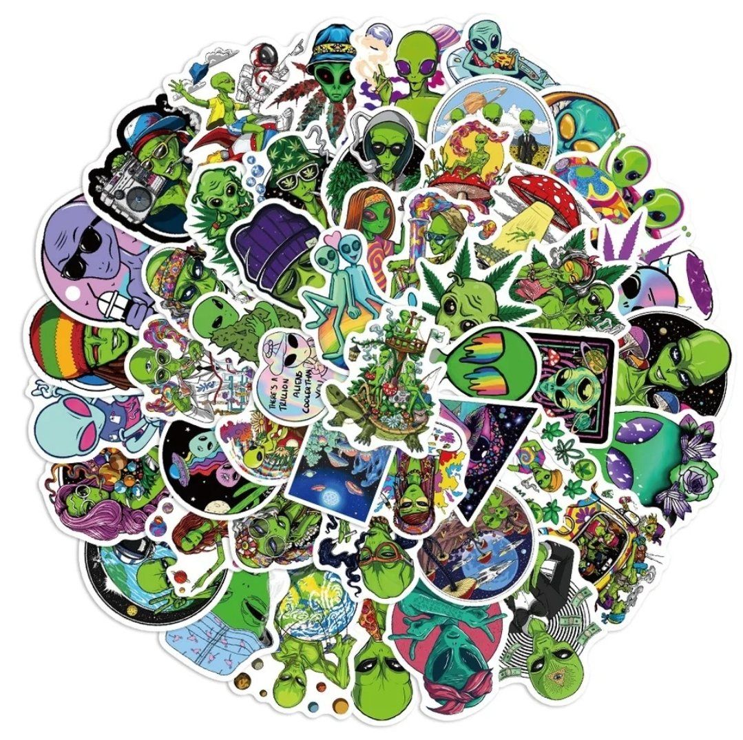 Sticker: Sticker aliens 50x – Nuovo e nell'imballaggio originale da Dorf venduto da Messer-Schweiz 1
