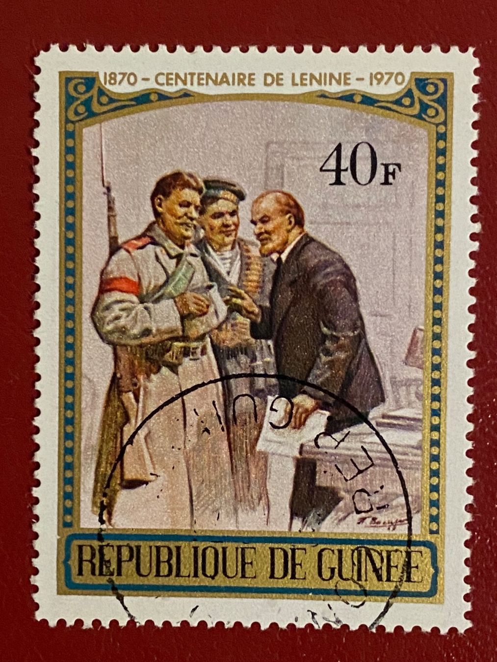 Tutti i francobolli: Timbres - Centenaire de Lénine – Usato da Petit-Lancy venduto da Solcarm 5