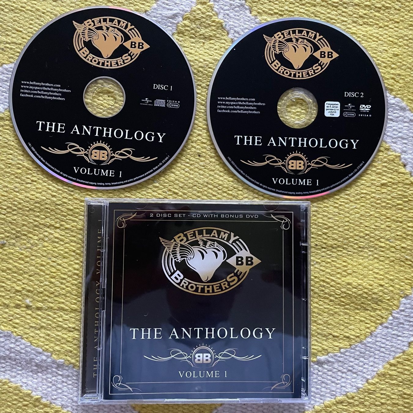 CD: BELLAMY BROTHERS-CD+DVD THE ANTHOLOGY VOL.1 – Usato da Rorschacherberg venduto da CD-Roli