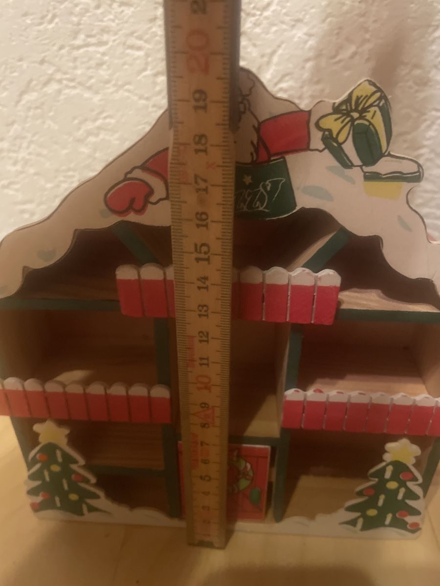 Tutte le decorazioni: Weihnachtshaus (Adventskalender )Holz – Usato da Kaiseraugst venduto da KlausSina 2