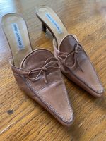 Mules femme Enrico Antinori cuir marron pointure 38 occasion