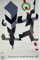 Allan d'Arcangelo. Olympische Spiele München 1972. Siebdruck