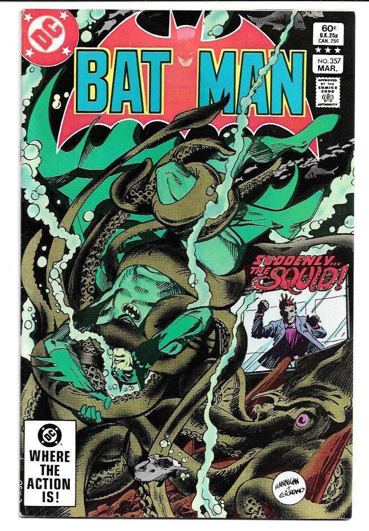 Fumetti: Batman Comic  #357, sehr guter Zustand, DC 1983, Squid – Usato da Winterthur venduto da Wolfensberg