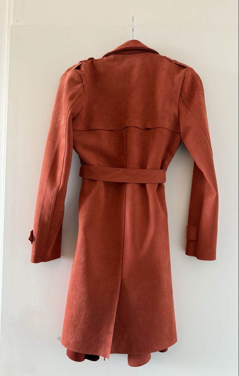 Cappotti: ORANGER TRENCHCOAT WILDLEDEROPTIK – Nuovo (secondo la descrizione) da Cham venduto da ali_v7zq 1