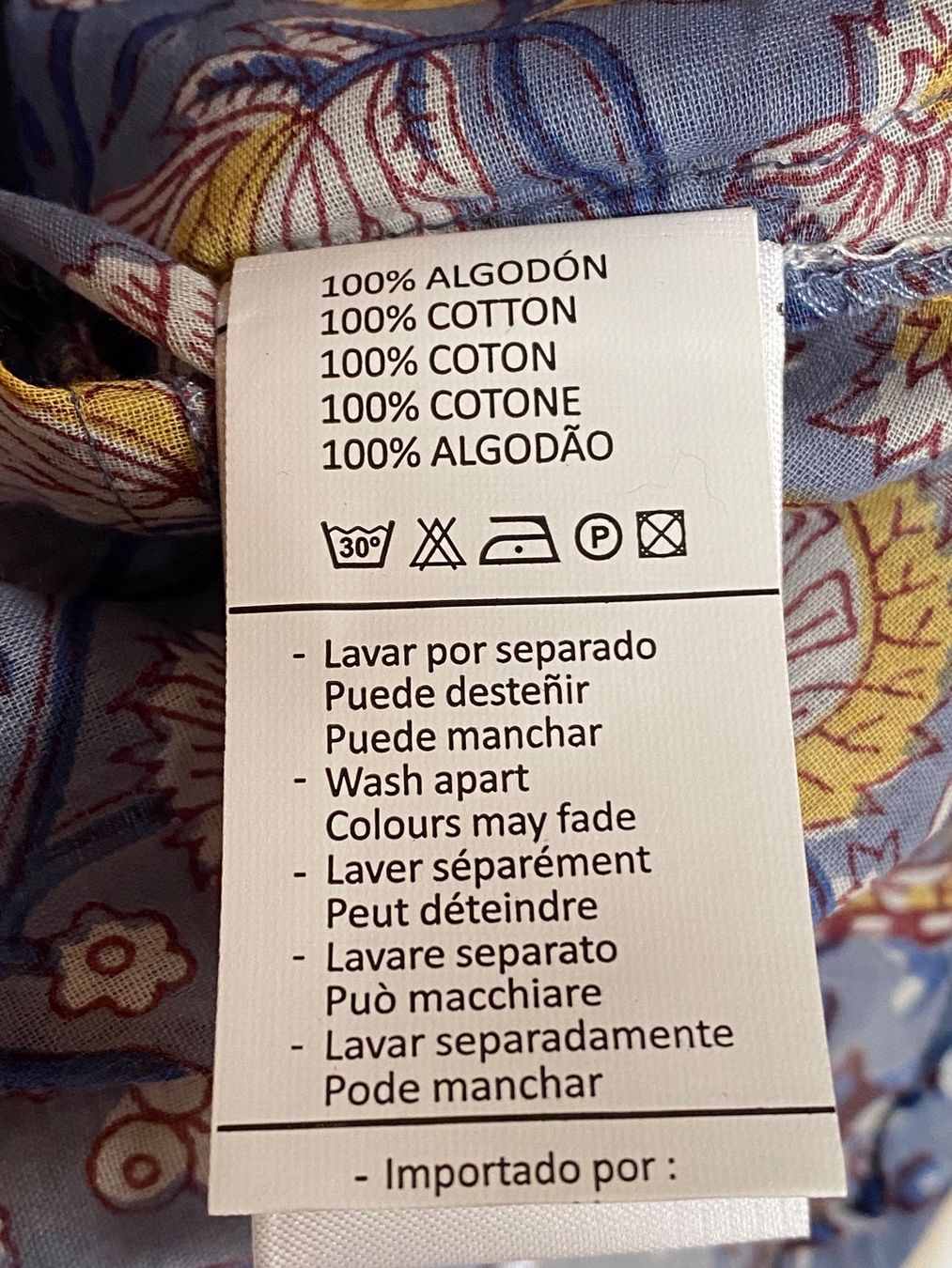 Top: Pretty NATURA blue cotton top. S – Nuovo (secondo la descrizione) da Grund b. Gstaad venduto da PlageNeigeplus 6