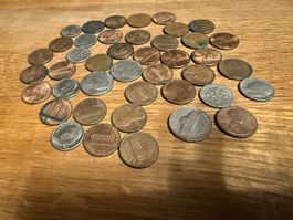 Sammlung USA Münzen, versch. Jahrgänge