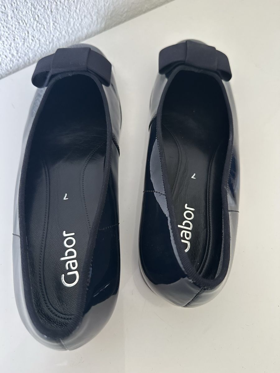 Scarpe da donna: Gabor Ballerina, Lack nightblue neu – Nuovo (secondo la descrizione) da Männedorf venduto da Ewallstreet 1