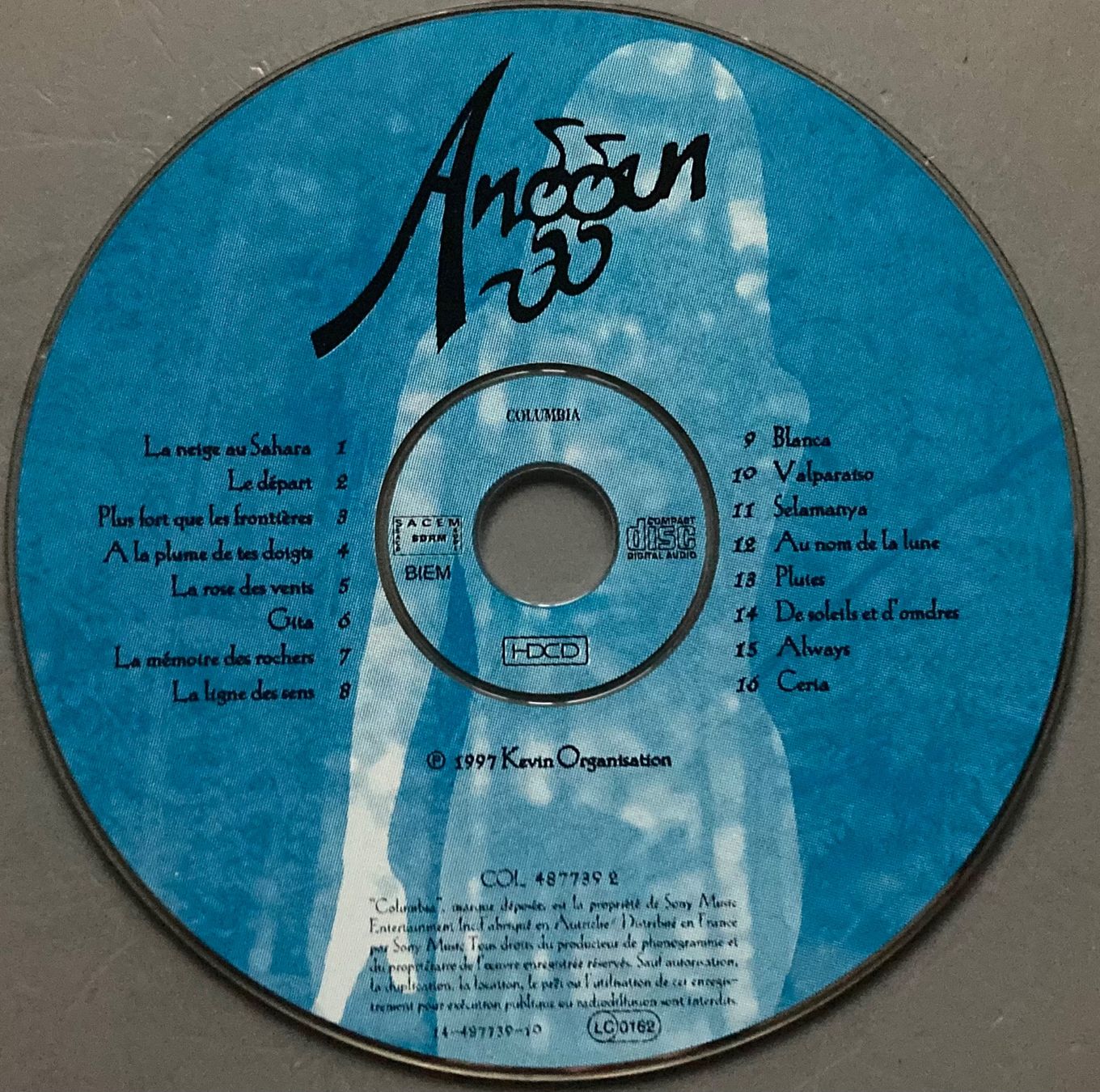 CD: ANGGUN - AU NOM DE LA LUNE – Usato da Poliez-Pittet venduto da Newtown-Records 3