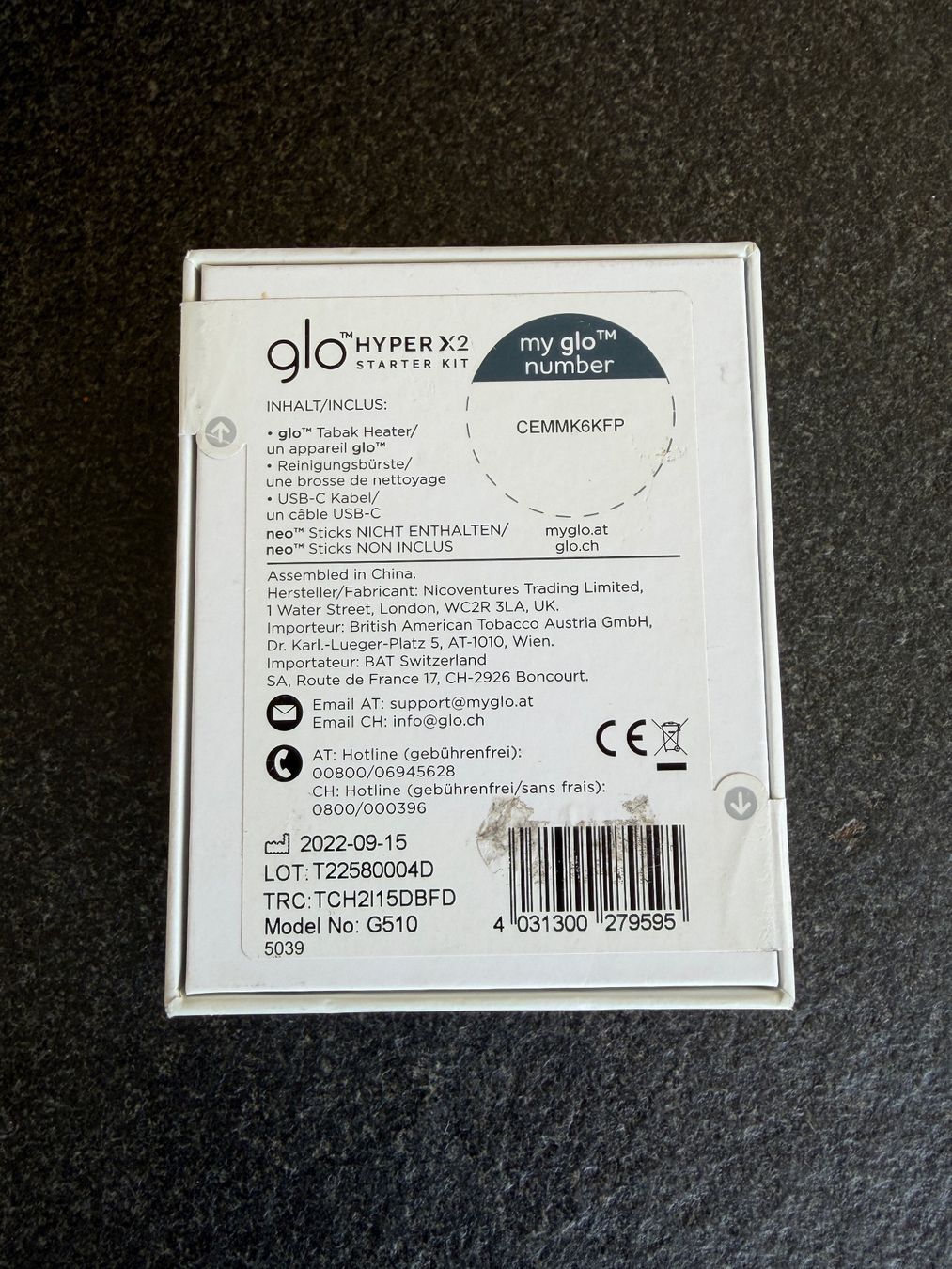 Glo Altri Prodotti per fumatori: glo HYPER X2 Starter Kit gold neu – Nuovo e nell'imballaggio originale da Steinen venduto da erikb838 1