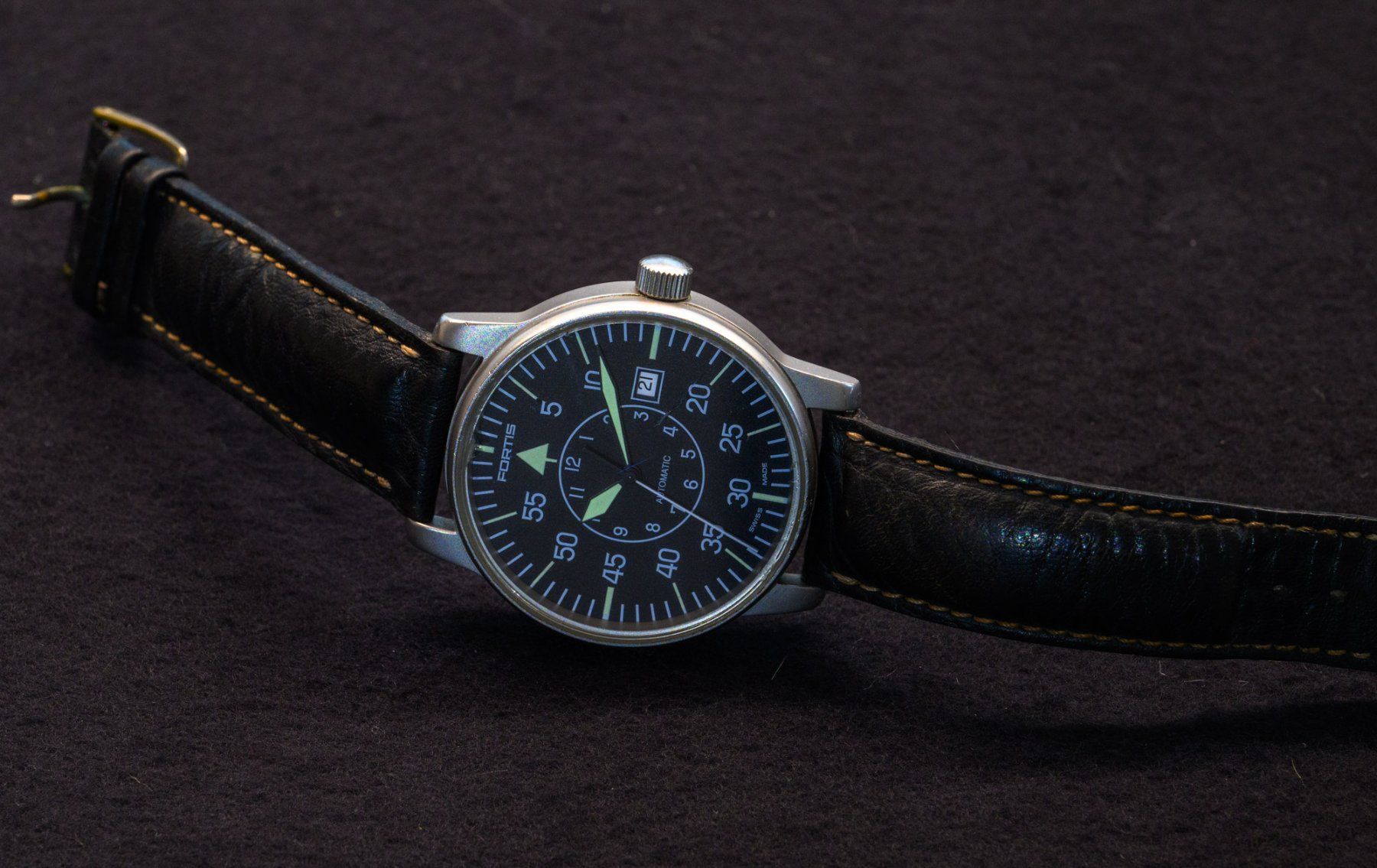 Fortis Uhren: FORTIS Classic Pilot Automatic Date Referenz 593.10.46 – Gebraucht aus Zürich von An-Fu 4