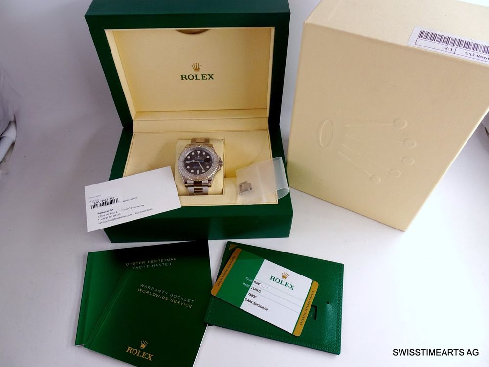 Rolex Orologi: ROLEX 2019 YACHMASTER 40MM RHODIUM REF.116622 AUTO FULL SET – Usato da Zürich venduto da SWISSTIMEARTS-AG 9
