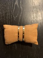 2 Armreifen Gold mit Zirkonia – Modeschmuck