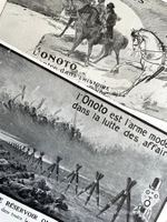 Onoto Fülhalter - 2 alte Werbungen / Publicités 1913
