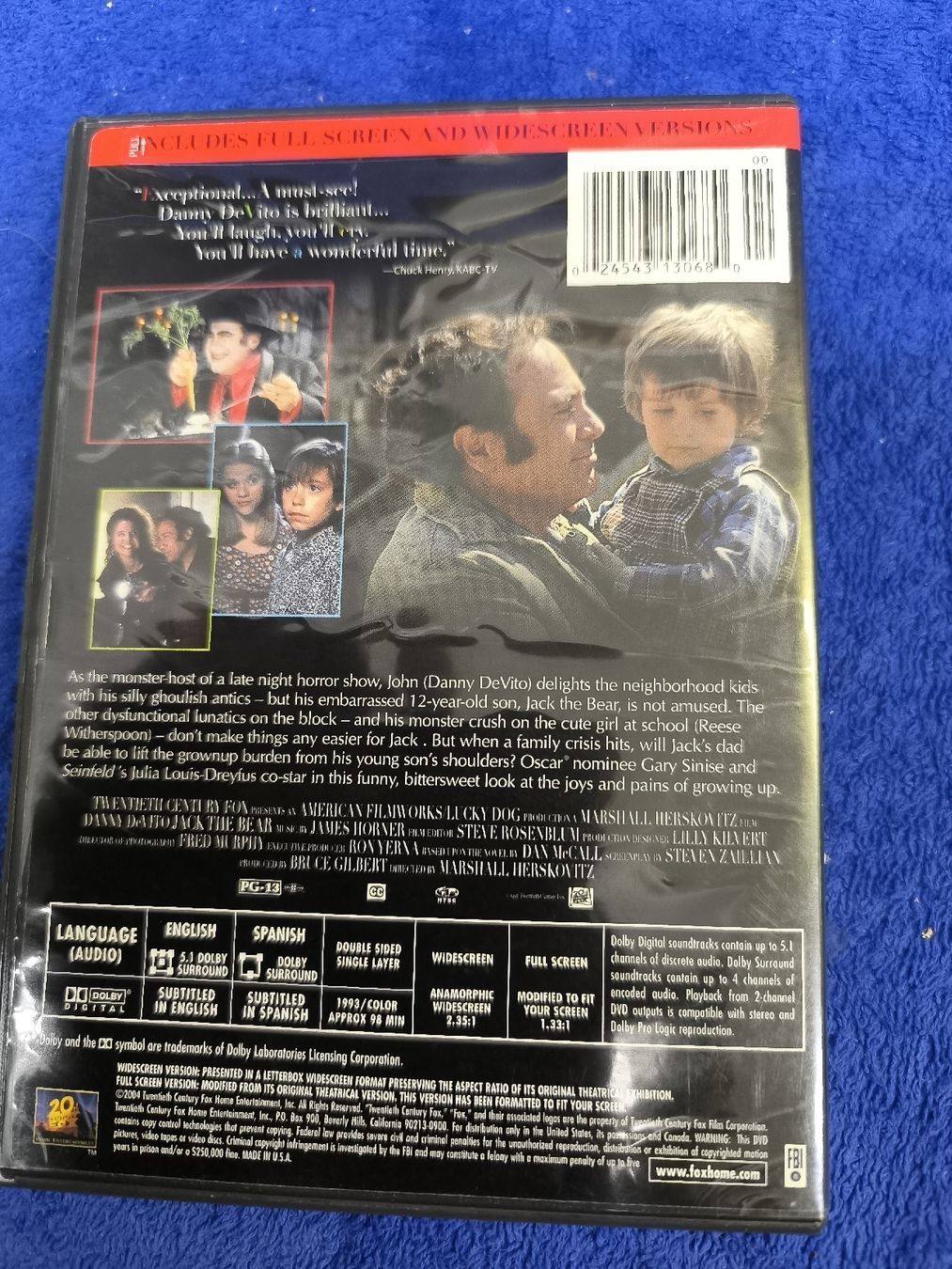 Tutti i DVDs: Jack the Bear DVD mit Danny DeVito, guter Zustand! – Usato da Oberwil b. Zug venduto da Gto469 1