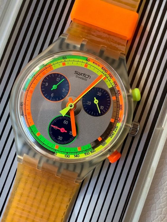 SWATCH CHRONO JELLY STAG SCK104 NEU 1993 | Kaufen auf Ricardo