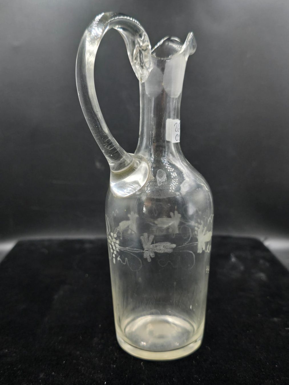 Carafes: Antike Karaffe Glas geritzt – D'occasion à Rorschacherberg par snOOpydOg11 5