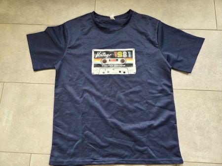 T‑Shirt in Dunkelblau Grösse M