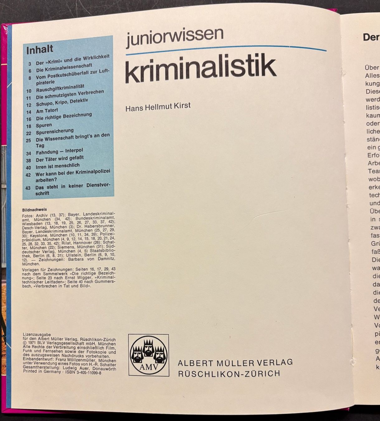 Libri: juniorwissen kriminalistik – Usato da Sarnen venduto da Livres 2