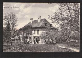 #Bettens VD , Le Château , belebt , Fahrrad , gel. 1911