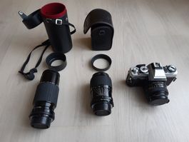 Minolta X-500,  Spiegelreflexkamera Set,  Sofortnutzung!