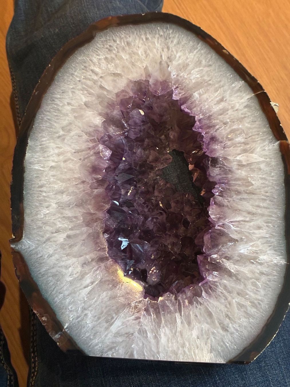 Minerali & Pietre curative: 2 mal Amethyst Scheiben aus Brasilien – Nuovo (secondo la descrizione) da Tann venduto da Zipla 5