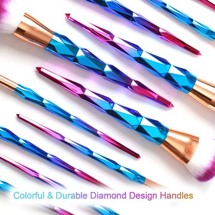 Nagelbürste Einhorn – Make-up-Pinsel Für Maniküre, Weiche Kunstfaser, 1 Stück (zufällige Farbe)
