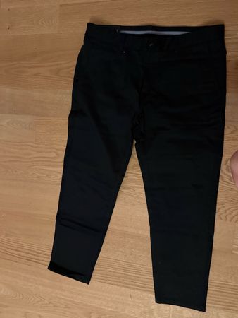 Herren Hose Zara Cropped Slim Schwarz Grösse EUR 46 neu
