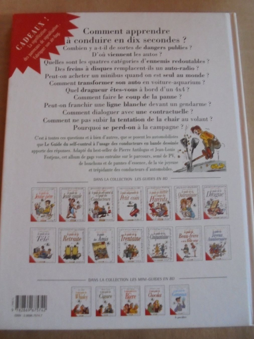 Fumetti: " le  guide du self-control à l'usage des conducteurs " 1999 – Usato da Crissier venduto da Promopost 1