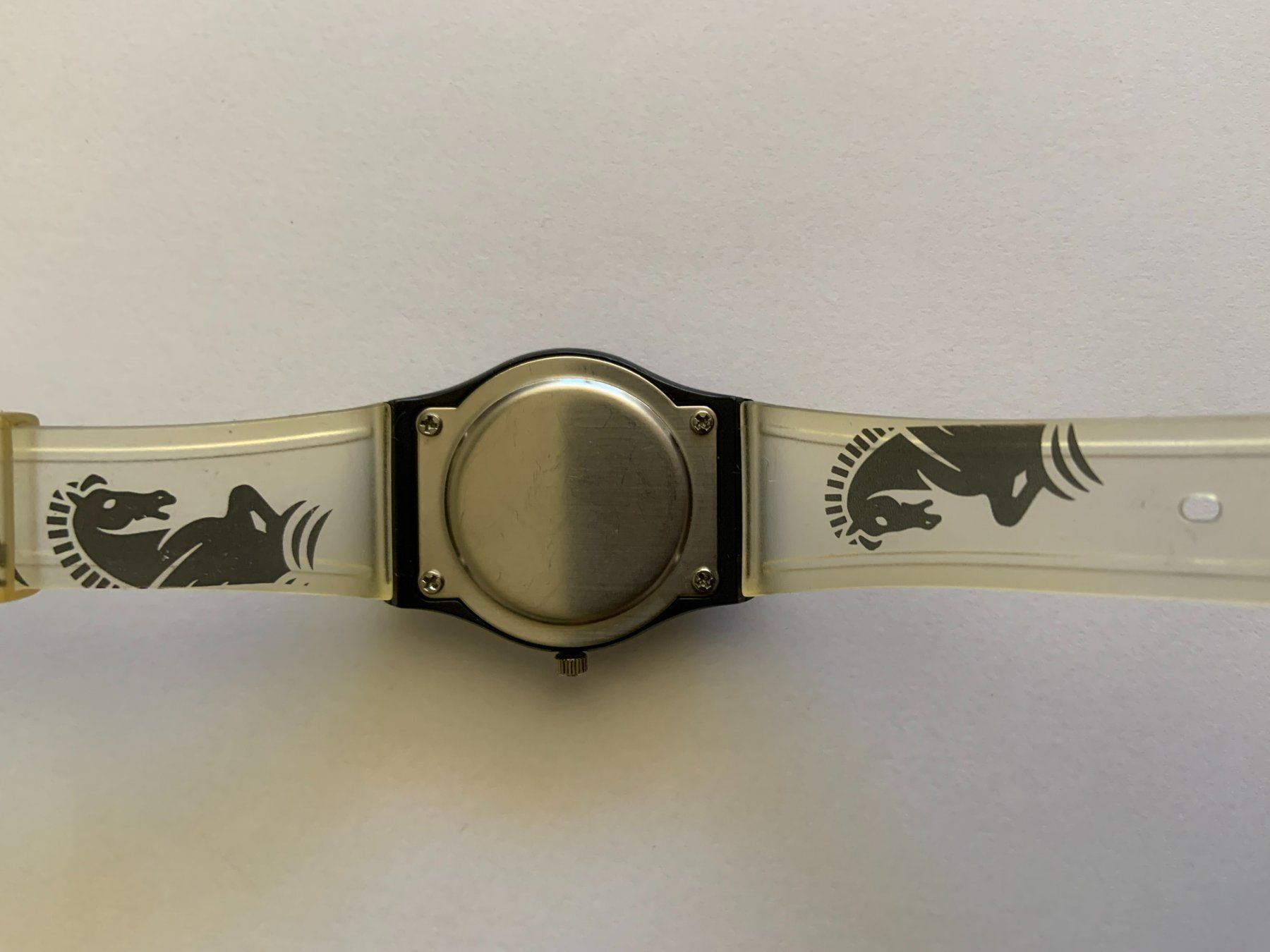 Swatch Orologi: Uhr mit Pferde Muster – Usato da Winterthur venduto da UncleMikha-el 2