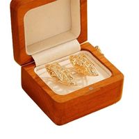 14 k vergoldete Ohrringe mit filigranem Muster, neu!