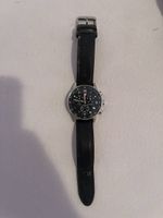Herren Chronograph Swiss Made Lederarmband guter Zustand