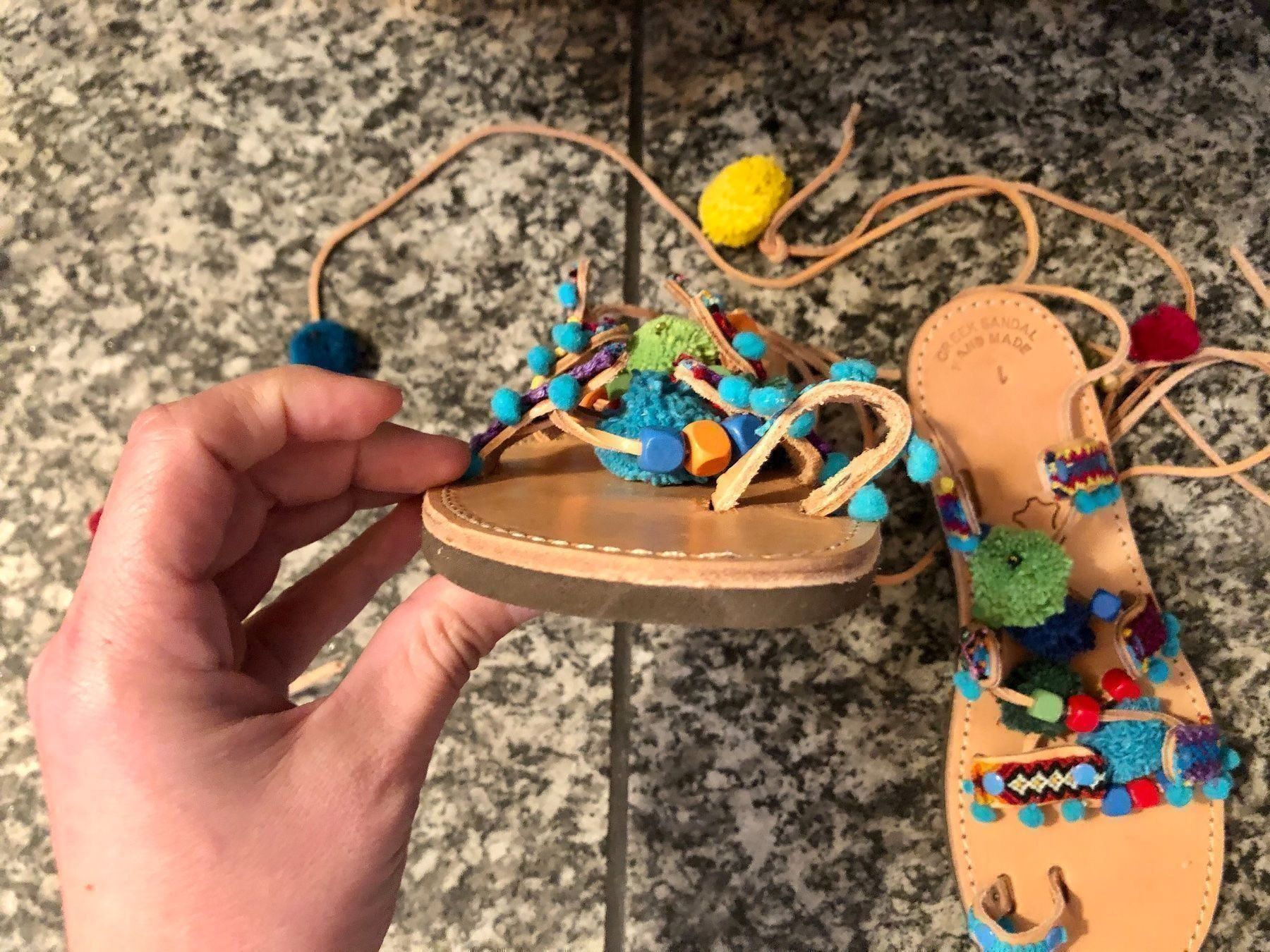 Damenschuhe: Greek Sandal Handmade – Neu (gemäss Beschreibung) aus Baden von Tiffany6878 2