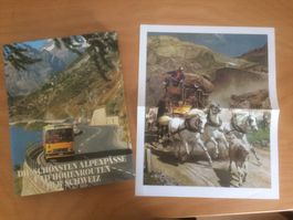 Die schönsten Alpenpässe und Höhenrouten der Schweiz +Poster
